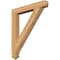 Ekena Millwork Traditional Arts & Crafts Smooth Bracket, Western Red Cedar, 3 1/2"W x 28"D x 32"H BKT04X28X32TRA03SWR - alternate 1